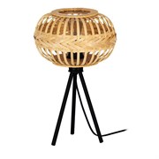 Eglo 43865 Настольная лампа AMSFIELD 1, 1X40W (E27), H410, сталь, черный / дерево 43865