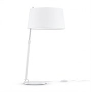 Maytoni Modern Bergamo Белый и Хром Настольная лампа 1xE27 60W MOD613TL-01W Maytoni Modern Bergamo Белый и Хром Настольная лампа 1xE27 60W MOD613TL-01W