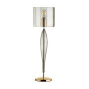 Odeon Light 4850/1T STANDING ODL_EX21 дымчатый/золото/стекло Высокая Лампа E27 1*60W TOWER 4850/1T