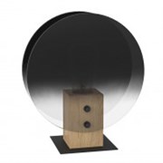 Eglo 390143 Настольная лампа MILLENA, 1x40W(E27), сталь, черный, стекло, черно-серый, прозрачный 390143 Eglo 390143 Настольная лампа MILLENA, 1x40W(E27), сталь, черный, стекло, черно-серый, прозрачный 390143