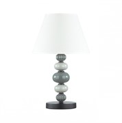 Odeon Light 4896/1T MODERN ODL_EX23 27 черный матов./серый/молочный металл/керамика/ткань Настольная лампа E27 1*60W SOCHI 4896/1T Odeon Light 4896/1T MODERN ODL_EX23 27 черный матов./серый/молочный металл/керамика/ткань Настольная лампа E27 1*60W SOCHI 4896/1T