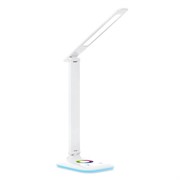 Ambrella Светодиодная настольная лампа с RGB подсветкой DE530 WH белый LED 3000-6400K+RGB 8W DE530