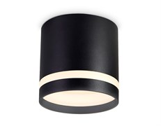 Ambrella Накладной точечный светильник GX53 с акрилом TN5373 BK черный GX53 D82*80 TN5373