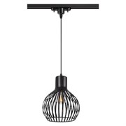 Novotech 370425 NT19 108 черный трековый светильник IP20 E27 50W 220V ZELLE 370425 Novotech 370425 NT19 108 черный трековый светильник IP20 E27 50W 220V ZELLE 370425