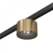 ST LUCE ST669.336.05 Магнитный трековый светильник Латунь LED 1*5W 3000K 350Lm Ra>90 36° IP20 D60xH38 24V ST669.336.05