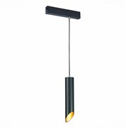 ST LUCE ST508.403.01 Светильник трековый Черный GU10 1*50W  IP20 D60xH300 180-240V Без ламп ST508.403.01