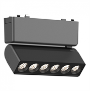 ST LUCE ST675.436.06 Магнитный трековый светильник Черный LED 1*6W 3000K 360Lm Ra>90 >90 IP20 L122xW26xH80 48V ST675.436.06
