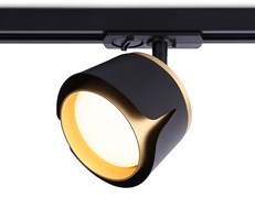Ambrella Трековый однофазный светильник со сменной лампой GL5344 BK/GD черный/золото GX53 D100*66 GL5344
