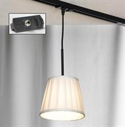Lussole S.R.L Металл Черный /  Ткань трековый светильник однофазный E14 40W LSL-2916-01-TAB