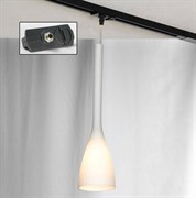 Lussole S.R.L Металл Никель /  Стекло трековый светильник однофазный E14 40W LSN-0106-01-TAB