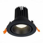 ST LUCE  ST705.438.10 Св-к встр. Черный LED 1*10W 3000K 750Lm Ra>90 38о IP20 D102xH85 170-240V ST705.438.10 ST LUCE  ST705.438.10 Св-к встр. Черный LED 1*10W 3000K 750Lm Ra>90 38о IP20 D102xH85 170-240V ST705.438.10