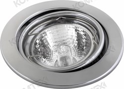 Comtech Camelo Светильник галогеновый встраиваемый повор.MR16 1x50W GU5.3 хром повор. P00211/2 Comtech Camelo Светильник галогеновый встраиваемый повор.MR16 1x50W GU5.3 хром повор. P00211/2