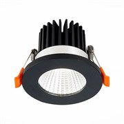 ST LUCE  ST704.448.10 Св-к встр. Черный LED 1*10W 4000K 900Lm Ra>90 38о IP20 D80xH60 170-240V ST704.448.10 ST LUCE  ST704.448.10 Св-к встр. Черный LED 1*10W 4000K 900Lm Ra>90 38о IP20 D80xH60 170-240V ST704.448.10