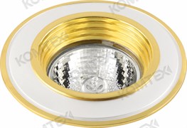 Comtech Crater Светильник галогеновый встраиваемый MR16 1x50W GU5.3 золото/никель/золото P00396 Comtech Crater Светильник галогеновый встраиваемый MR16 1x50W GU5.3 золото/никель/золото P00396