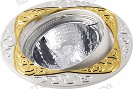 Comtech Lian Светильник галогеновый встраив. круглый литье HR51 1x50W GU5.3 никель/золото/никель CH930710 Comtech Lian Светильник галогеновый встраив. круглый литье HR51 1x50W GU5.3 никель/золото/никель CH930710