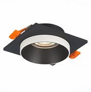 ST Luce ST206.418.01 Светильник встраиваемый Мат. черный GU10 1*50W L92xW92xH41 220V Без ламп ST206.418.01