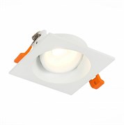 ST Luce ST208.518.01 Светильник встраиваемый Мат. белый GU10 1*50W L94xW94xH40 220V Без ламп ST208.518.01