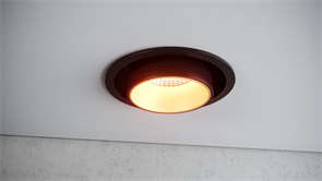 Quest Light Светильник встраиваемый, поворотный, черный с золотойй вставкой, LED 12w 3000K 810lm, IP20 TECHNO MINI black/gold TECHNO MINI black/gold