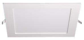 Jazzway Светильник PPL-S 12W 6500K IP40 WH 170мм встр/квадр .5008366A