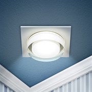 ЭРА Встраиваемый светильник декоративный DK108 WH MR16 GU5.3 белый Б0058398