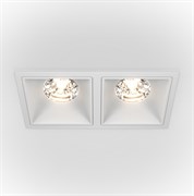 Maytoni Встраиваемый светильник Alfa LED 3000K 2x15Вт 36° Dim Triac DL043-02-15W3K-D-SQ-W