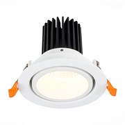 ST LUCE  ST705.548.10 Св-к встр. Белый LED 1*10W 4000K 750Lm Ra>90 38о IP20 D102xH85 170-240V ST705.548.10
