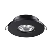 Novotech 370801 SPOT NT22 черный Светильник встраиваемый влагозащищенный IP44 GU10 50W 220V AQUA 370801