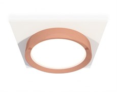 Ambrella Комплект встраиваемого светильника XC8061006 SWH/PPG белый песок/золото розовое полированное GX53 (C8061, N8126) XC8061006
