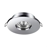 Novotech 370802 SPOT NT22 хром Светильник встраиваемый влагозащищенный IP44 GU10 50W 220V AQUA 370802