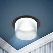 ЭРА Встраиваемый светильник декоративный DK106 BK MR16 GU5.3 черный Б0058428