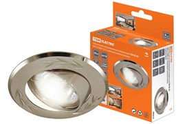 TDM Светильник встраиваемый поворотный СВ 02-01 MR16 50Вт G5.3 матовый никель/никель SQ0359-0003