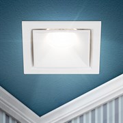 ЭРА Встраиваемый светильник алюминиевый ЭРА KL101 WH MR16 GU5.3 белый Б0055586