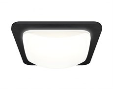 Ambrella Комплект встраиваемого светильника с акрилом XC7902014 SBK/FR черный песок/белый матовый MR16 GU5.3 (C7902, N7756) XC7902014