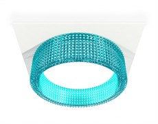 Ambrella Комплект встраиваемого светильника XC8061033 SWH/BL белый песок/голубой GX53 (C8061, N8488) XC8061033