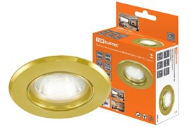 TDM Светильник встраиваемый СВ 01-01 MR16 50Вт G5.3 золото SQ0359-0021