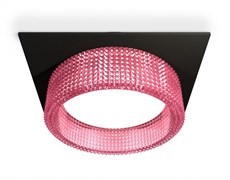 Ambrella Комплект встраиваемого светильника XC8062032 SBK/PI черный песок/розовый GX53 (C8062, N8486) XC8062032