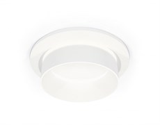 Ambrella Комплект встраиваемого светильника с акрилом XC6512061 SWH/FR белый песок/белый матовый MR16 GU5.3 (C6512, N6228) XC6512061