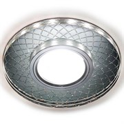 Ambrella Встраиваемый точечный светильник со светодиодной лентой S173 CL/CH хром/прозрачный MR16+3W(LED WHITE) S173 CL/CH