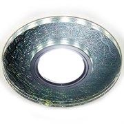 Ambrella Встраиваемый точечный светильник со светодиодной лентой S175 PR/CH перламутровый/хром MR16+3W(LED WHITE) S175 PR/CH