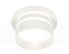 Ambrella Комплект встраиваемого светильника с акрилом XC7621042 SWH/FR белый песок/белый матовый MR16 GU5.3 (C7621, N7141) XC7621042