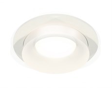 Ambrella Комплект встраиваемого светильника с акрилом XC7621044 SWH/FR белый песок/белый матовый MR16 GU5.3 (C7621, N7165) XC7621044