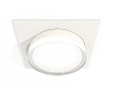 Ambrella Комплект встраиваемого светильника с акрилом XC7631043 SWH/FR/CL белый песок/белый матовый/прозрачный MR16 GU5.3 (C7631, N7160) XC7631043