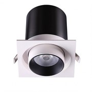 Novotech 358082 NT19 044 белый/черный Встраиваемый светильник IP20 LED 3000К 12W 220V LANZA 358082