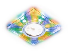 Ambrella Встраиваемый точечный светильник со светодиодной лентой S234 W/CH/M белый/хром/MR16+3W(LED MULTI) S234 W/CH/M