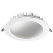 Novotech 358277 NT19 000 белый Встраиваемый светильник IP20 LED 4000K 20W 100-240V GESSO 358277