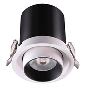 Novotech 358081 NT19 044 белый/черный Встраиваемый светильник IP20 LED 12W 3000К 220V LANZA 358081