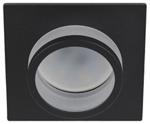 ЭРА Встраиваемый светильник алюминиевый KL88 BK MR16/GU5.3 черный Б0054355