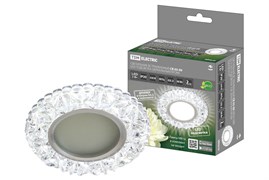 TDM Светильник встраиваемый СВ 03-09 MR16 50Вт G5.3 LED подсветка 3 Вт зеркальный/хром SQ0359-0137