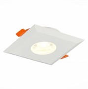 ST Luce ST204.508.01 Светильник встраиваемый Мат. белый GU10 1*50W L94xW94xH25 220V Без ламп ST204.508.01