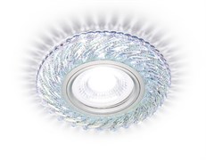 Ambrella Встраиваемый точечный светильник со светодиодной лентой S295 PR/WH хром/перламутровый MR16+3W(LED WHITE 4200K) S295 PR/WH